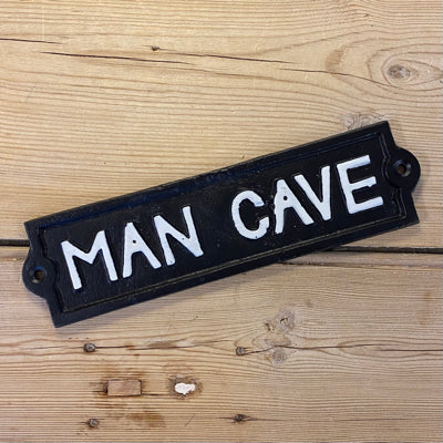 Man Cave Metal Sign