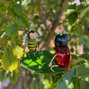 Bee & Ladybird Hanging Bird Bath