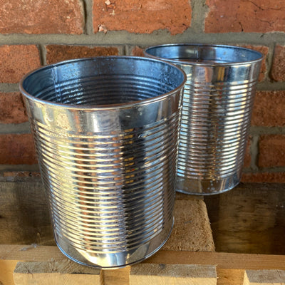 Bean Tin Plant Pot- set of 2